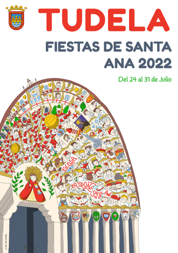 Programa Fiestas de Santa Ana 2022 Turismo Tudela